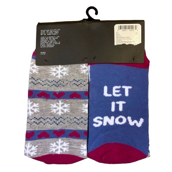Free Press Let it Snow Socks - Picture 2 of 3
